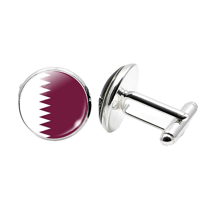 Fabricantes Metal de metal personalizado Aleación de zinc suave Hard duro a granel Qatar National Day Flagel Pon Insignia abierta