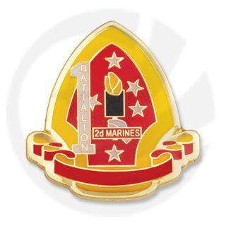 1er Batallón 2do Marines Pin