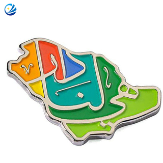 Día Nacional Saudí Arabia Souvenir UAE Dubai Insignia de expo Productos sauditas ESOMPLE PIN SAUDI Árabe