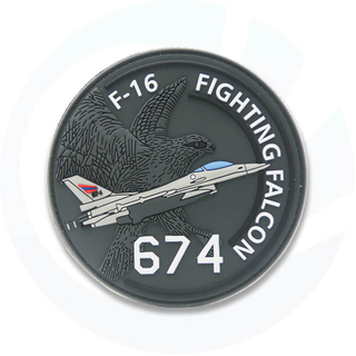 PVC RABER Air Fuerza Aérea Falcon Patches militares