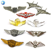 Pin de metal personalizado 3D Pil de alas de piloto de metal personalizado